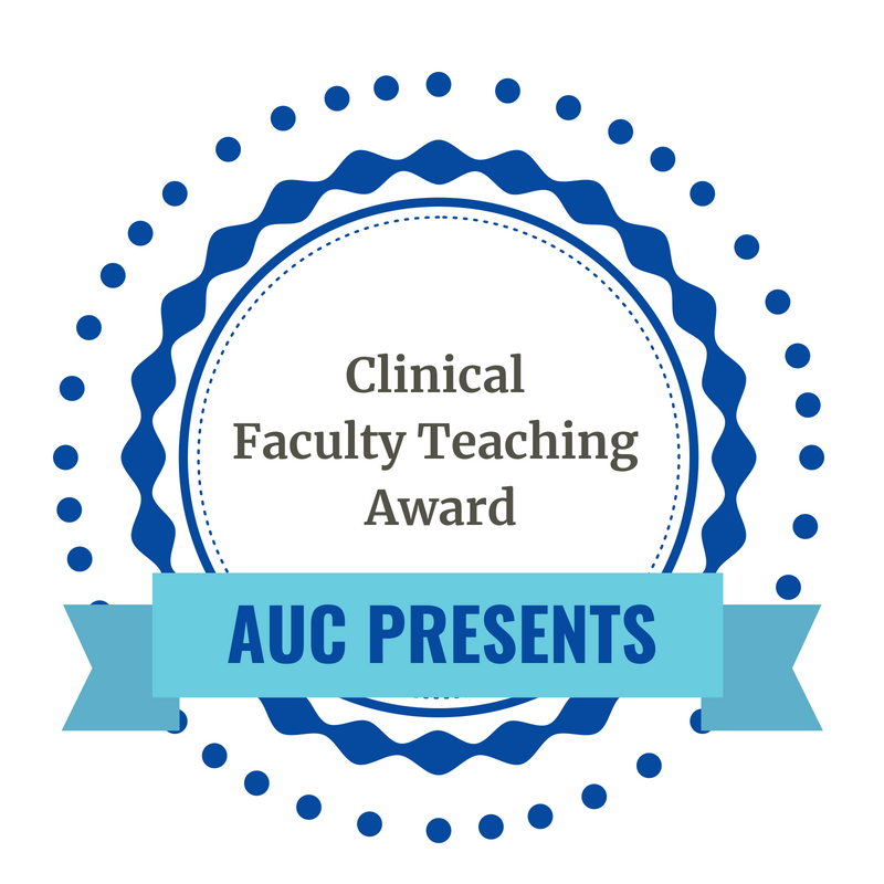 Clinical Faculty Teaching Award logo 