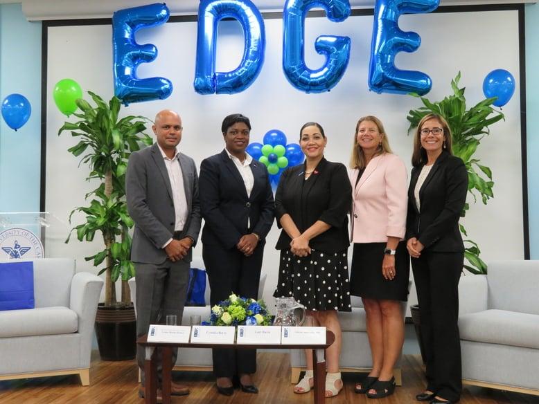 Group picture at an EDGE event 
