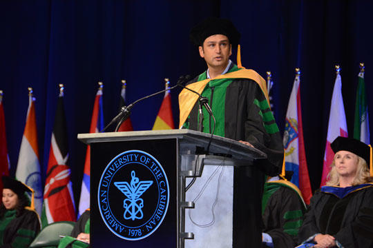 Keynote speaker at AUC Commencement Ceremony 
