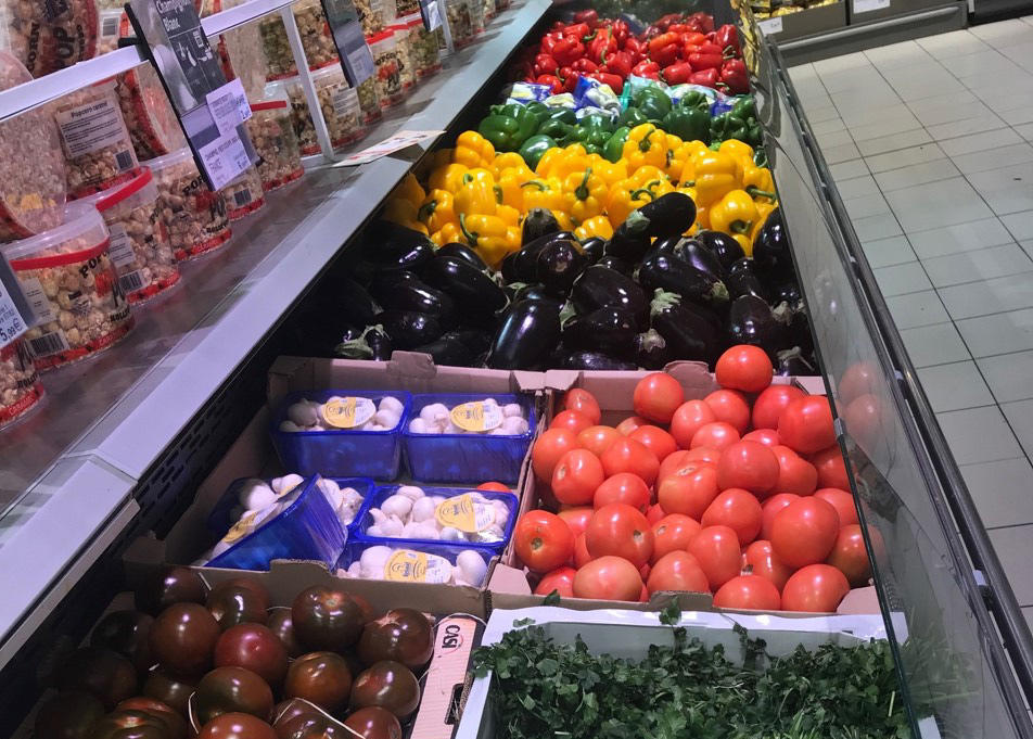 Photo of various types of produce
