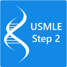Graphic text of "USMLE Step 2"