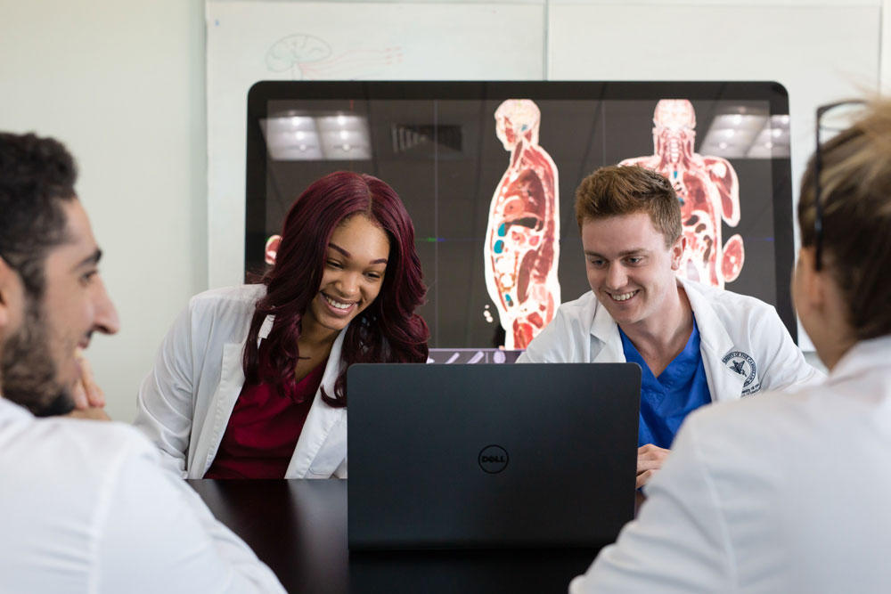 medical students in the classroom